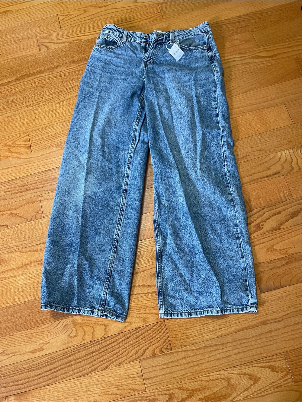NWT Ardene Women's Light Blue Wide Leg Jeans